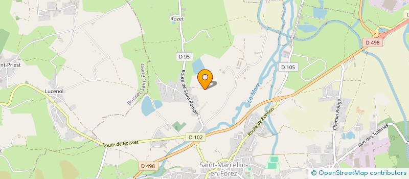 localisation de l'entreprise 5F ASSAINISSEMENT à SAINT-MARCELLIN-EN-FOREZ