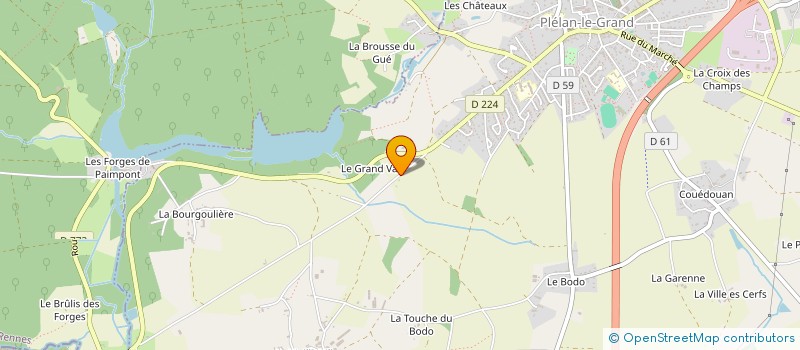 localisation de l'entreprise 5F IMMO  PLELAN-LE-GRAND