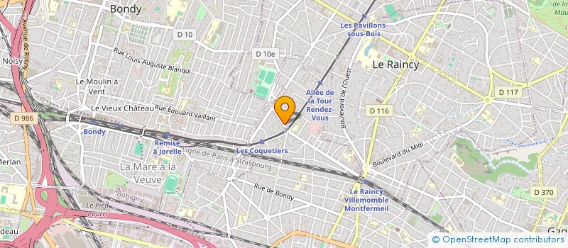 localisation de l'entreprise 5F TRADING  VILLEMOMBLE