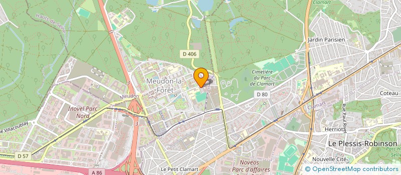 localisation de l'entreprise 5FG  MEUDON