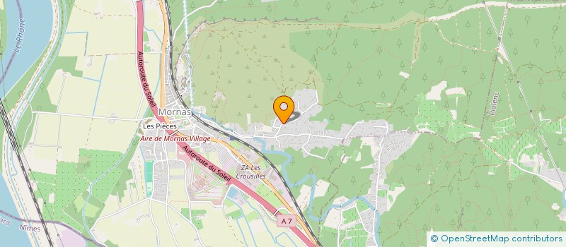 localisation de l'entreprise 5G  MORNAS