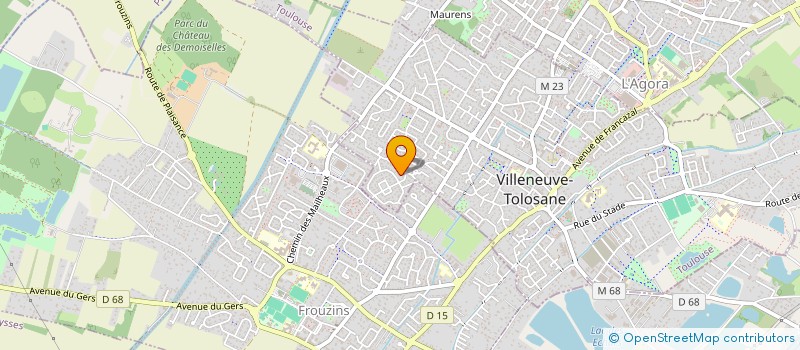 localisation de l'entreprise 5G IMMO à VILLENEUVE-TOLOSANE