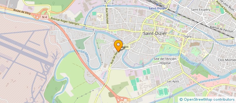 localisation de l'entreprise 5G+ NUMERIQUE à SAINT-DIZIER