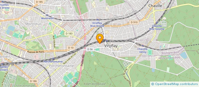 localisation de l'entreprise 5G RESTAURATION  VIROFLAY