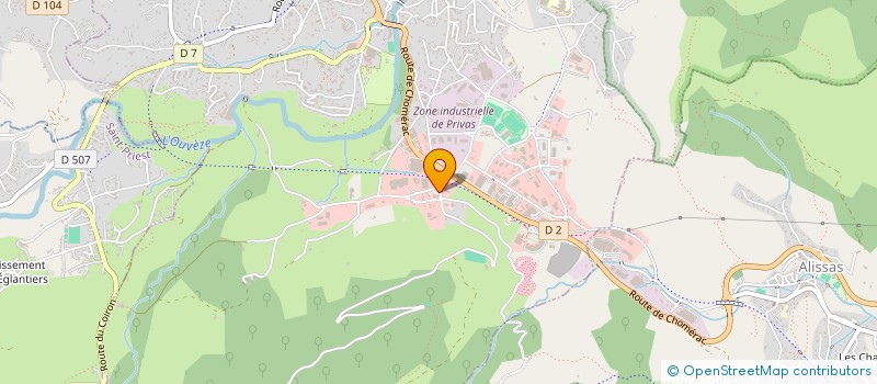 localisation de l'entreprise 5GG IMMO  PRIVAS