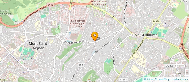 localisation de l'entreprise 5GLC  MONT-SAINT-AIGNAN