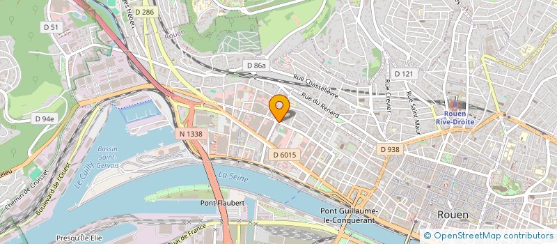 localisation de l'entreprise 5H à ROUEN