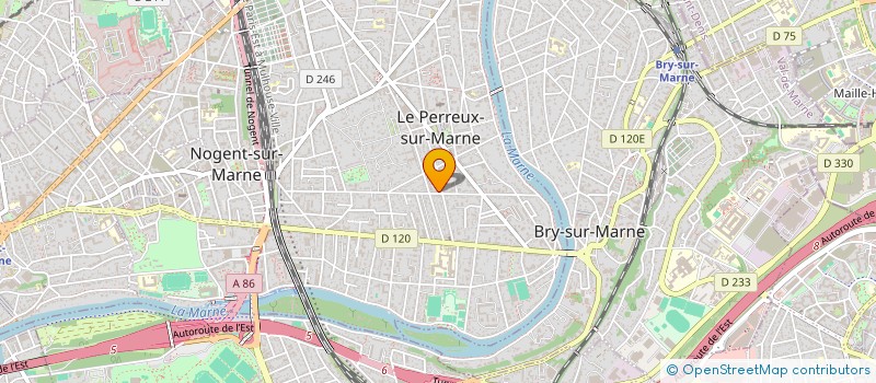 localisation de l'entreprise 5H IMMOBILIER  LE PERREUX-SUR-MARNE