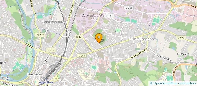 localisation de l'entreprise 5H31  L'ISLE-D'ESPAGNAC