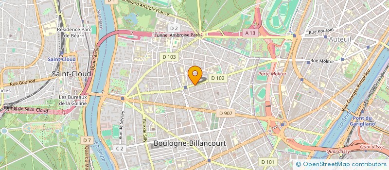 localisation de l'entreprise 5IEME AVENUE à BOULOGNE-BILLANCOURT