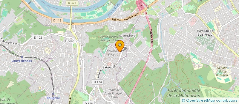 localisation de l'entreprise 5IMMO  LA CELLE-SAINT-CLOUD