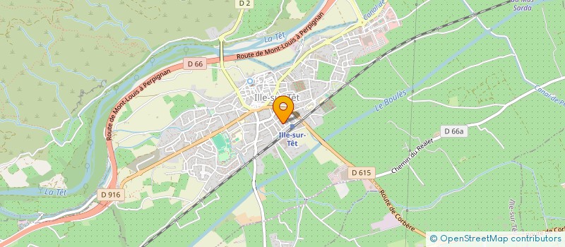 localisation de l'entreprise 5IMS  ILLE-SUR-TET