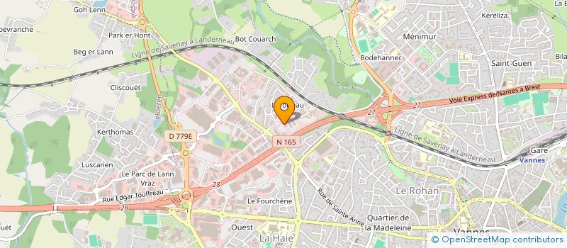 localisation de l'entreprise 5JMSAUTO56 à VANNES