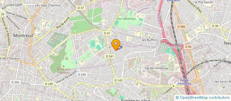 localisation de l'entreprise 5K à FONTENAY-SOUS-BOIS