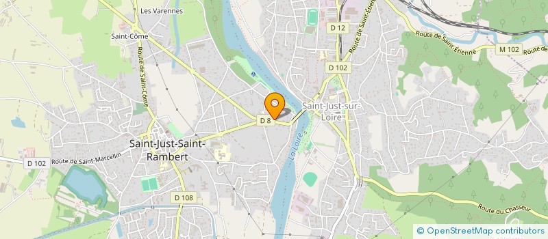 localisation de l'entreprise 5K.IMMO  SAINT-JUST-SAINT-RAMBERT