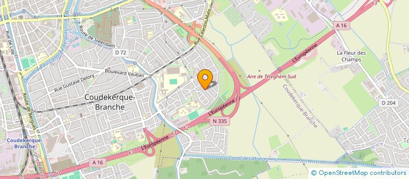 localisation de l'entreprise 5L-MC IMMOBILIER  COUDEKERQUE-BRANCHE