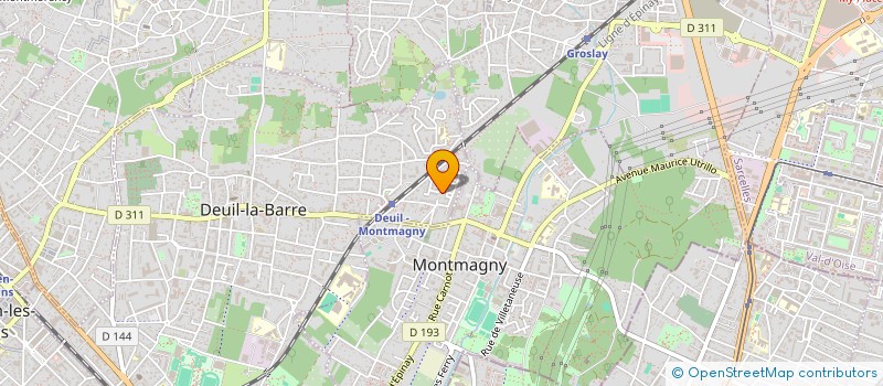 localisation de l'entreprise 5LAC  DEUIL-LA-BARRE