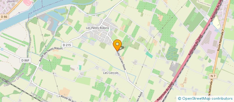 localisation de l'entreprise 5LN  LIVRON-SUR-DROME