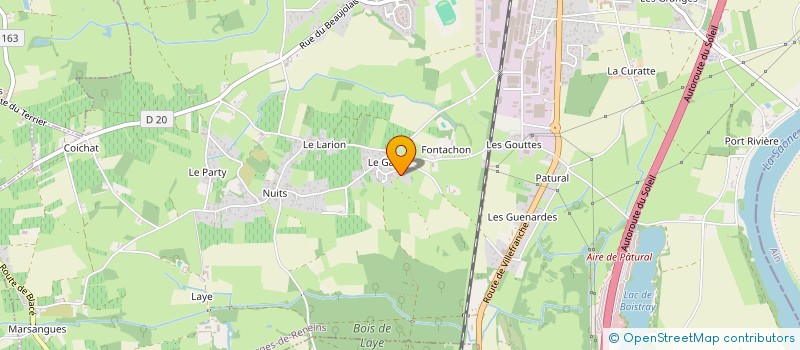 localisation de l'entreprise 5LTEX  LA TOUR-DE-SALVAGNY