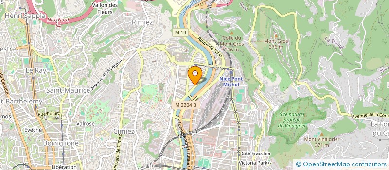 localisation de l'entreprise 5M à NICE