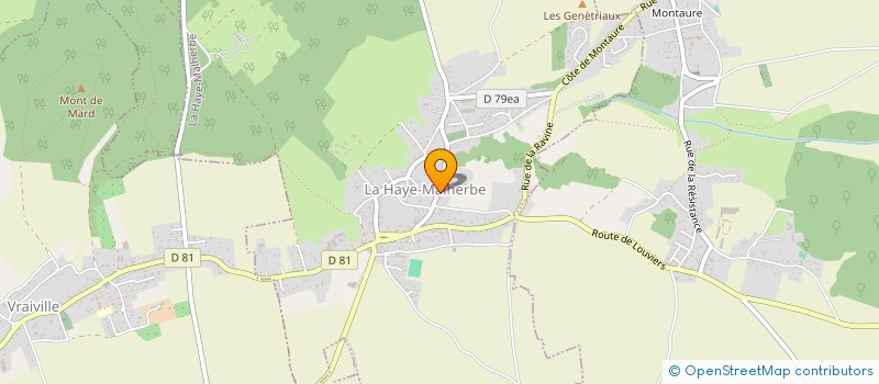localisation de l'entreprise 5M à LA HAYE-MALHERBE