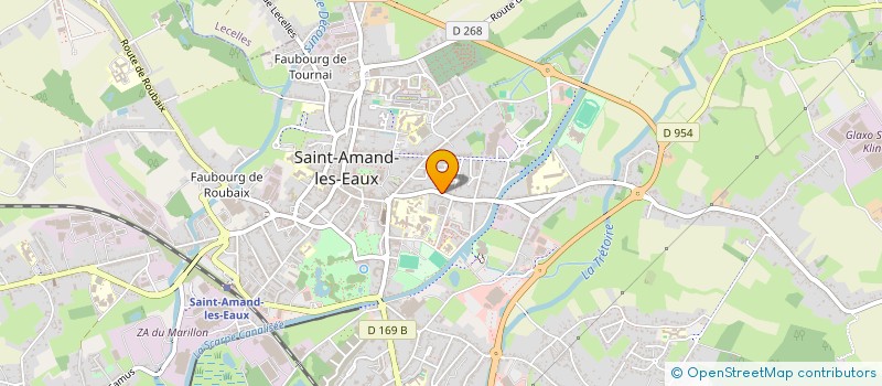 localisation de l'entreprise 5M INVEST  SAINT-AMAND-LES-EAUX