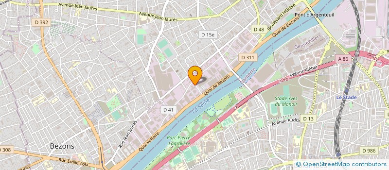 localisation de l'entreprise 5M-SERVICES à ARGENTEUIL