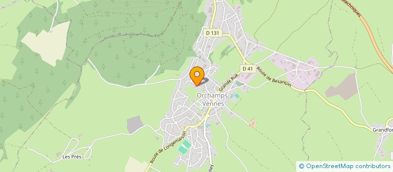 localisation de l'entreprise 5M21 à ORCHAMPS-VENNES