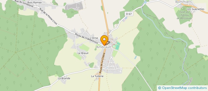 localisation de l'entreprise 5MK à PRUNIERS
