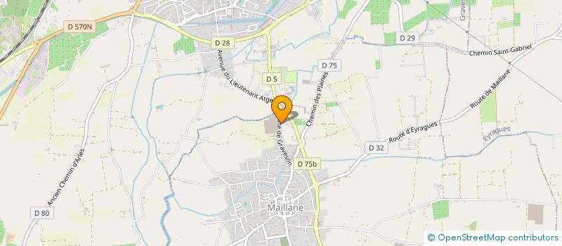 localisation de l'entreprise 5OCTOBRE  MAILLANE