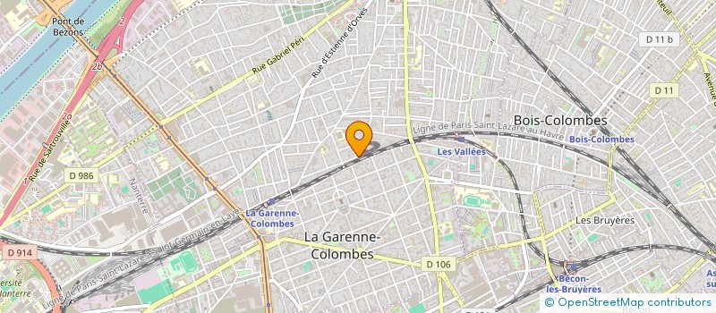 localisation de l'entreprise 5PIERRE IMMOBILIER SERVICES à COLOMBES