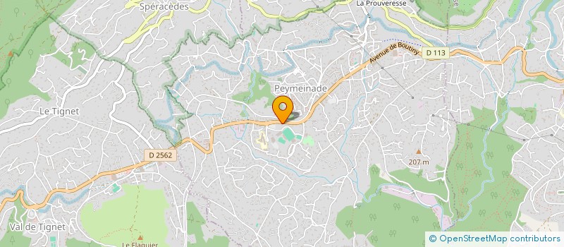 localisation de l'entreprise 5R  PEYMEINADE