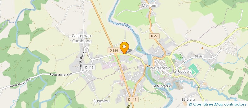 localisation de l'entreprise 5R IMMOS  CASTETNAU-CAMBLONG