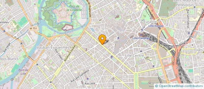 localisation de l'entreprise 5RB MB à LILLE