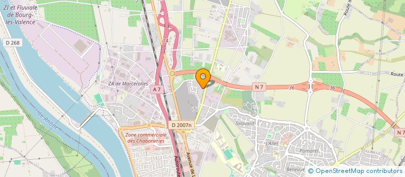 localisation de l'entreprise 5S  BOURG-LES-VALENCE