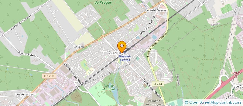 localisation de l'entreprise 5S  BISCARROSSE