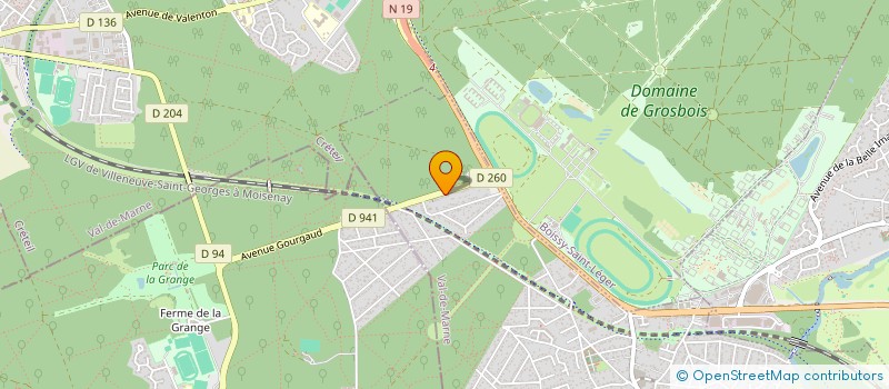 localisation de l'entreprise 5S IMMO  VILLECRESNES