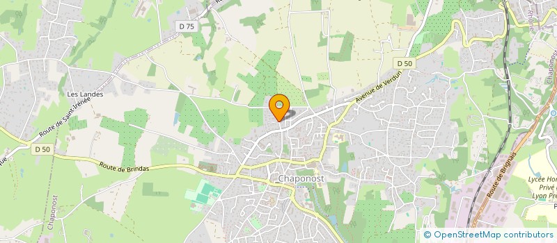 localisation de l'entreprise 5S INVEST  CHAPONOST