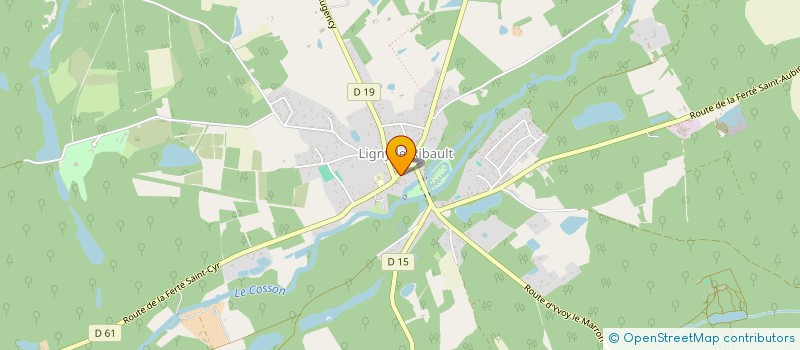 localisation de l'entreprise 5T à LIGNY-LE-RIBAULT