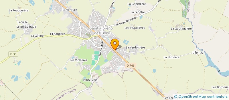 localisation de l'entreprise 5T INVEST  RIVES DE L'YON