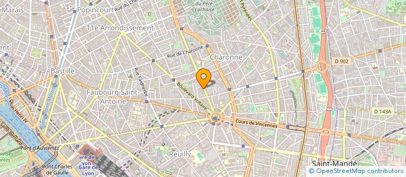 localisation de l'entreprise 5TER RUE DE TILLY  PARIS