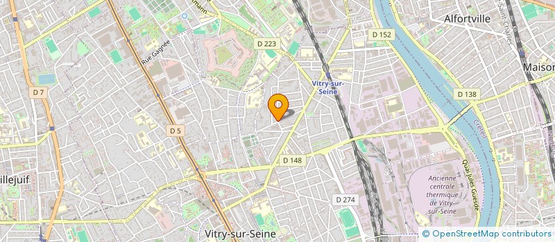 localisation de l'entreprise 5WH  VITRY-SUR-SEINE