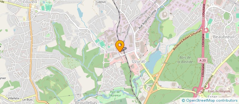 localisation de l'entreprise 5ZA à LIMOGES