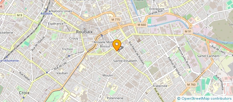 localisation de l'entreprise 6/8 MUSIC  ROUBAIX