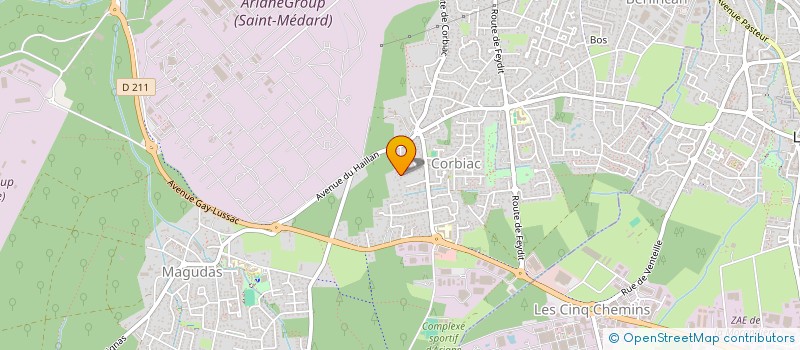 localisation de l'entreprise 6 A LA MAISON  SAINT-MEDARD-EN-JALLES