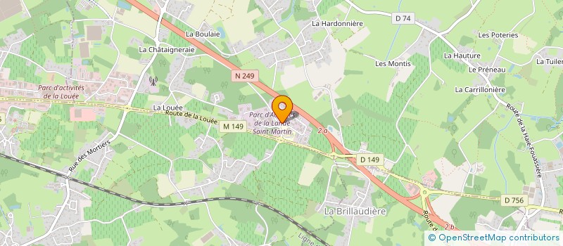 localisation de l'entreprise 6 ACACIAS  HAUTE-GOULAINE