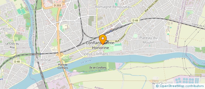 localisation de l'entreprise 6 BER ESPACE  CONFLANS-SAINTE-HONORINE