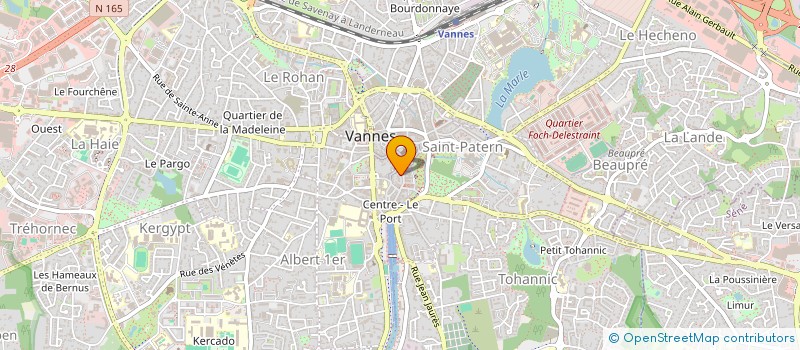 localisation de l'entreprise 6 BIS à VANNES