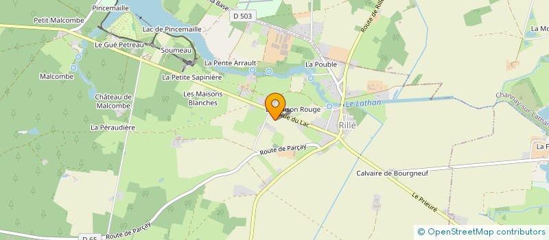 localisation de l'entreprise 6 BIS RUE DES OISEAUX  RILLE