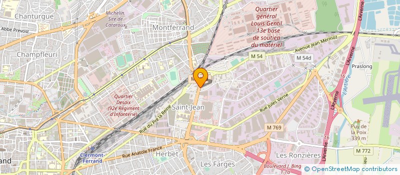 localisation de l'entreprise 6 CARE à CLERMONT-FERRAND